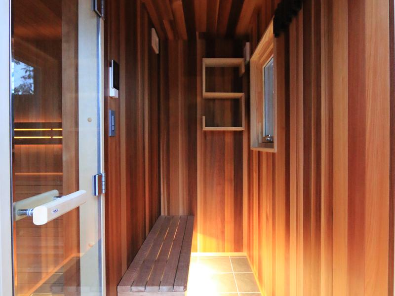 名月荘 サウナ室　前室