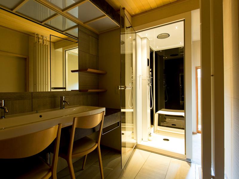 名月荘 客室　朧　スチームサウナ