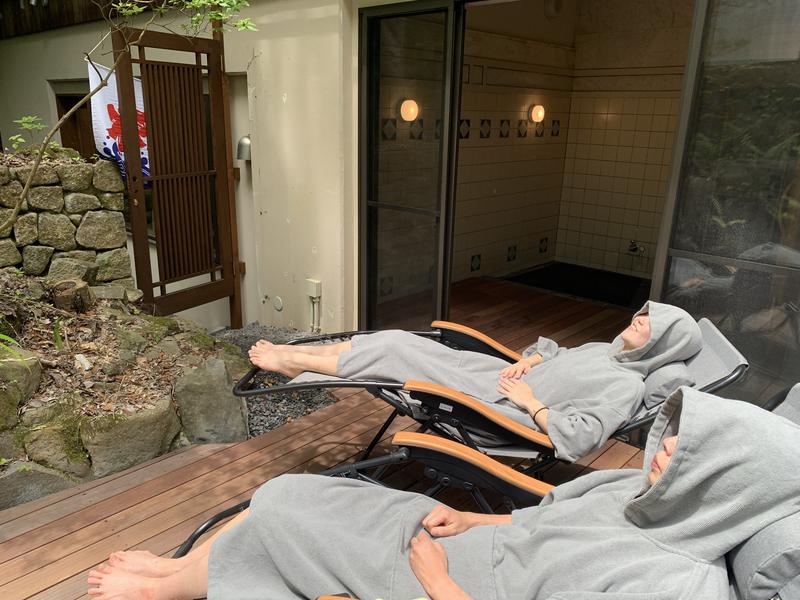 水玉sauna 外気浴スペース
