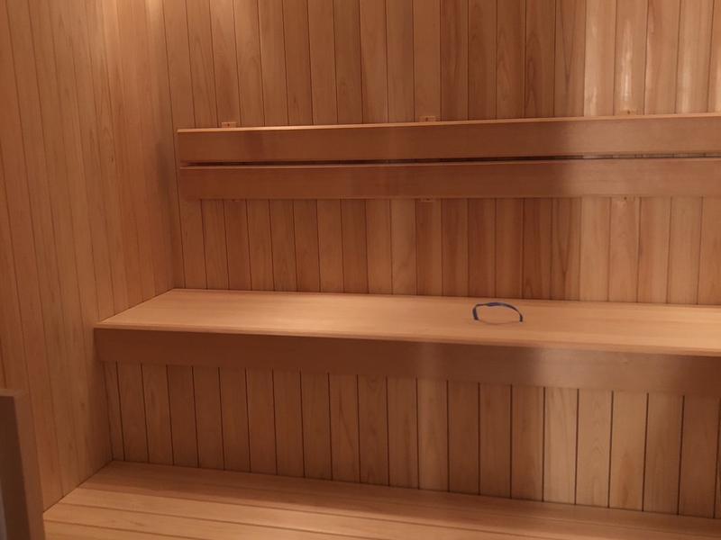 水玉sauna サウナ室　セルフロウリュウ