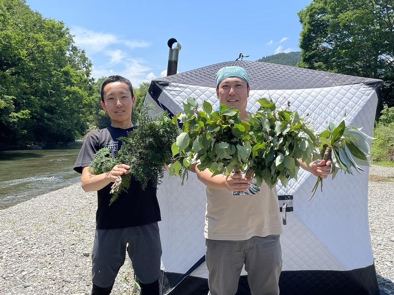 テントサウナやまね 飯能産ウィスクの制作者とサウナ運営者