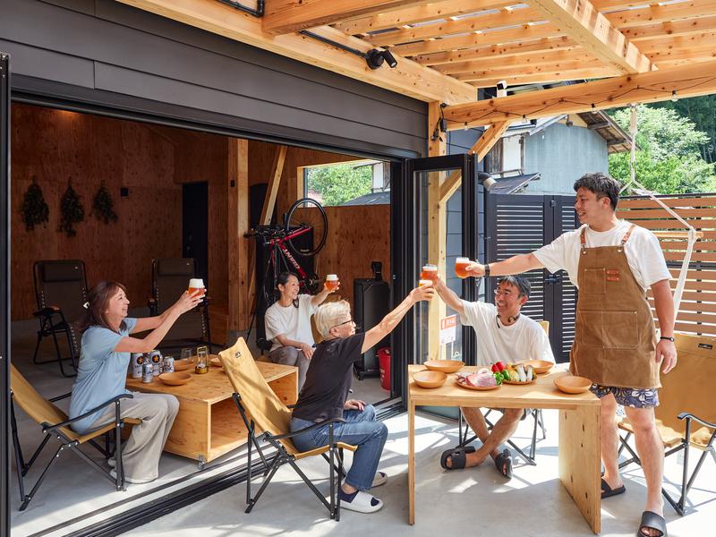 Sauna Villa ITADORI サ飯はBBQで決まり!!