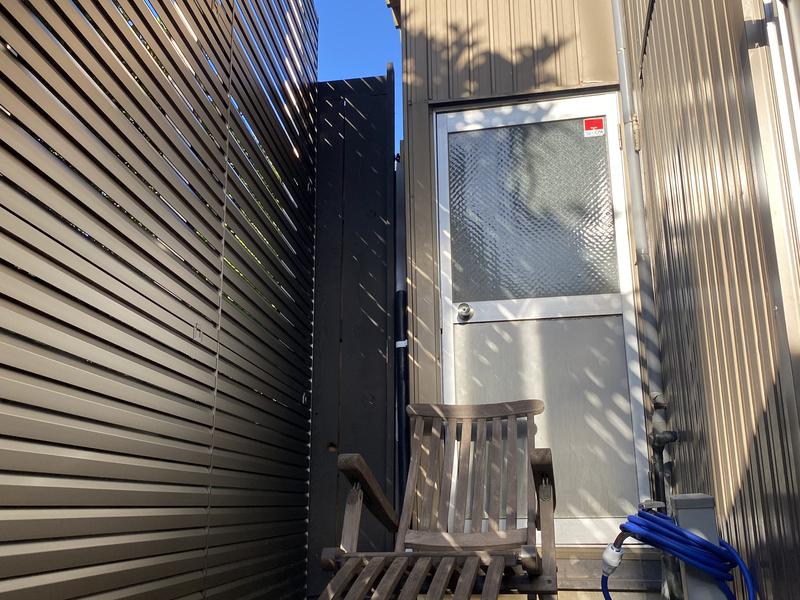 サウナ船木 外気浴スペース