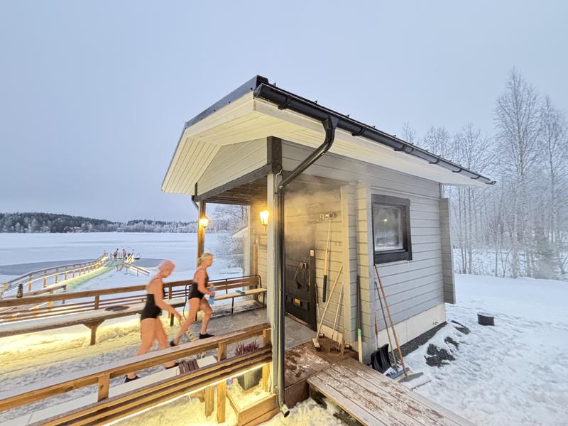 Veittijärven sauna スモークサウナ小屋