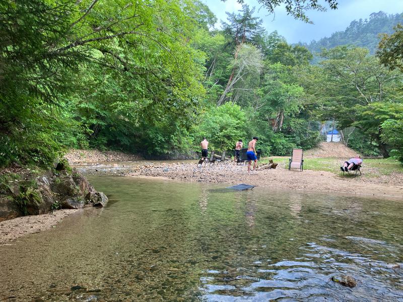 棚倉町 山本キャンプ場 外気浴