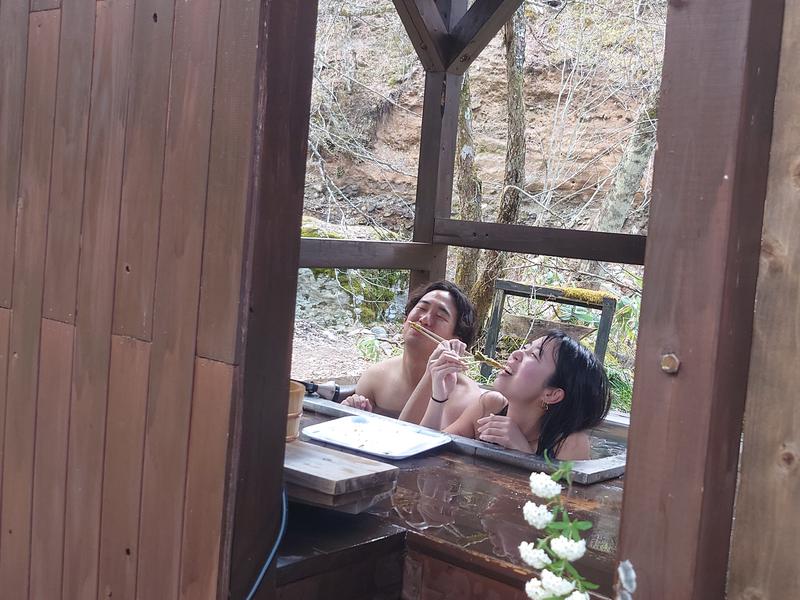 一色の森サウナ プライベートからまつ山荘 薪風呂