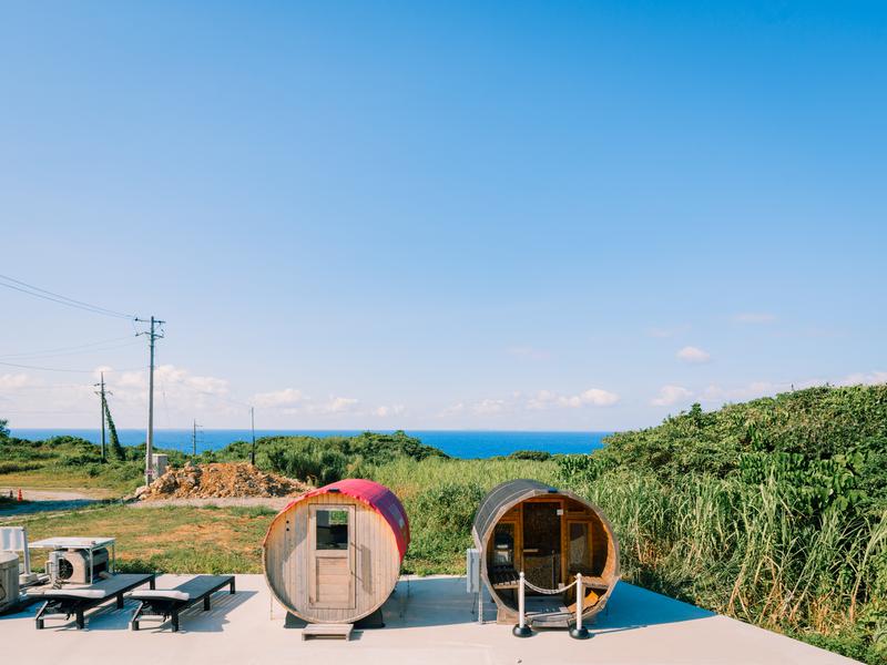 古宇利島サウナティーダ バレルサウナ 2基（100°/70°）