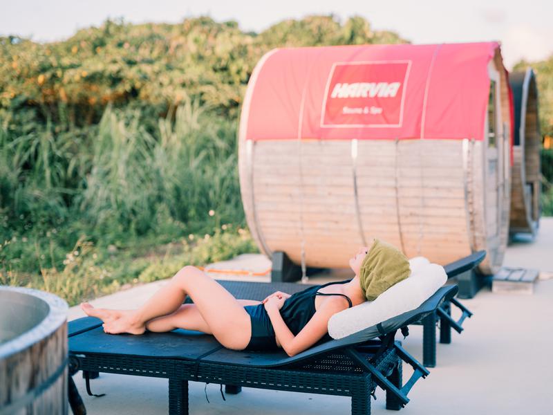 古宇利島サウナティーダ 沖縄イチリクライニングチェア数が多い