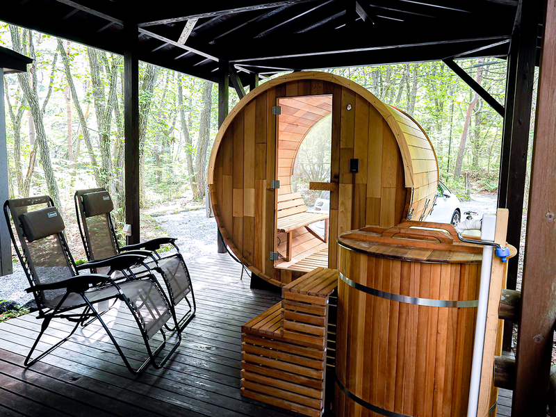 THE FOREST SAUNA 北軽井沢 サウナデッキ