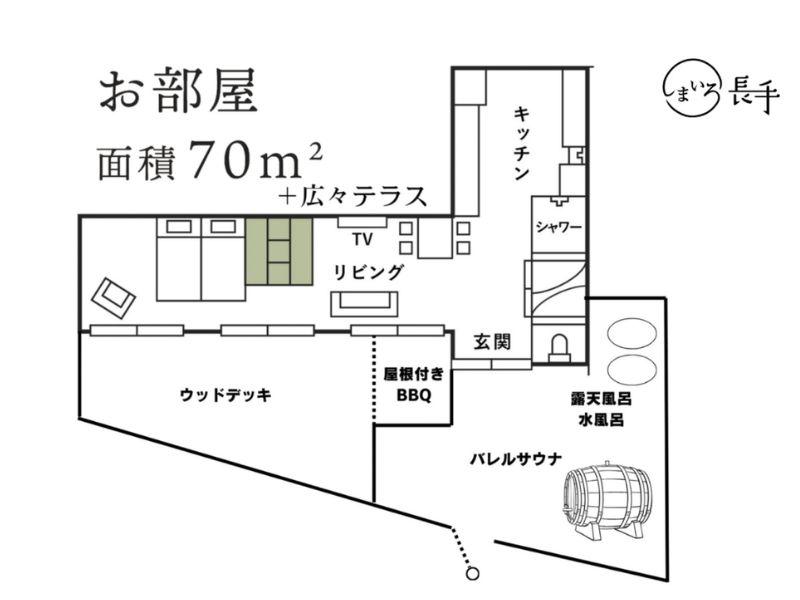 しまいろ長手 施設間取り図