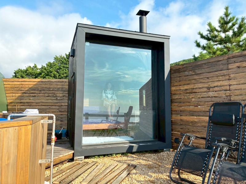 ふたみサンセットサウナ フィンランドのNARVI社の薪ストーブを使った超本格サウナ