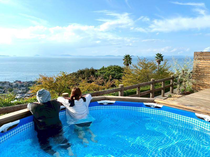 ふたみサンセットサウナ 絶景を楽しめる水風呂