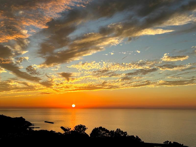 ふたみサンセットサウナ 海に沈む夕日を楽しめる