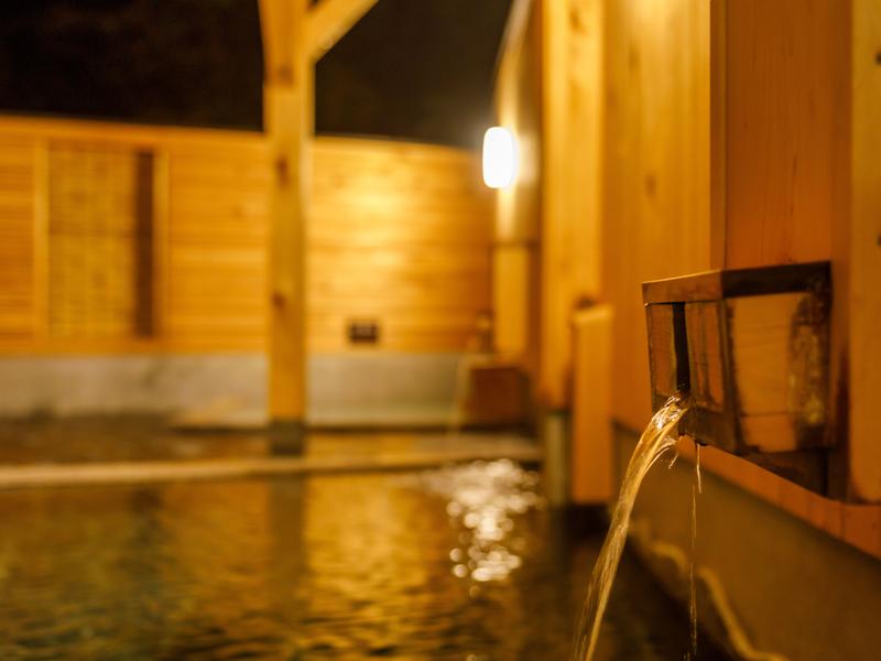 田沢湖水沢温泉郷 セルリアンリゾートAONI 水沢温泉の源泉かけ流し