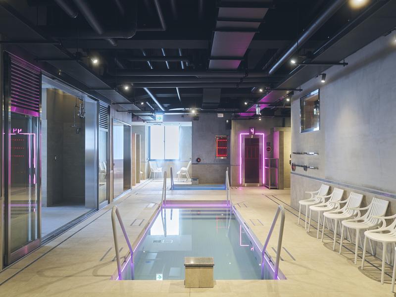 saunahouse 浴室フロア