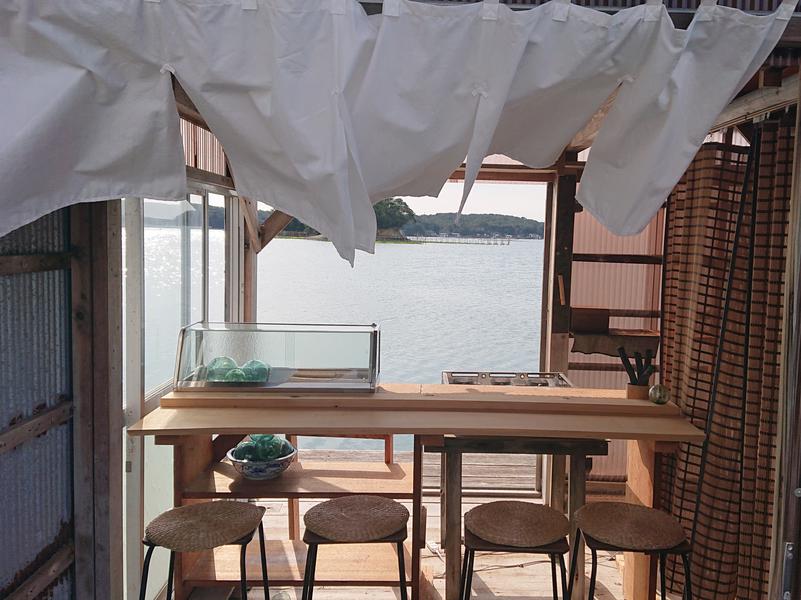イカダの上のおでん屋台&海上サウナ( 一日一組) サウナ飯はおでん屋台で