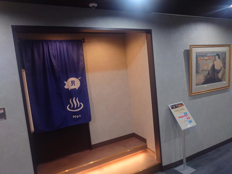 大阪コロナホテル 大浴場入り口