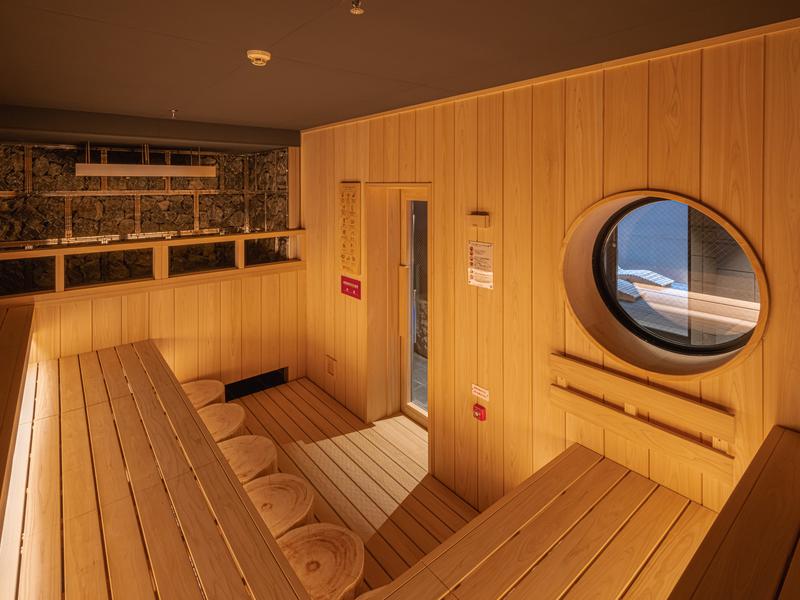 暖雪 札幌 サウナ室　男湯