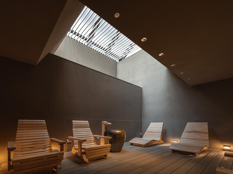 暖雪 札幌 外気浴スペース　男性