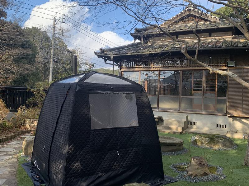 古民家サウナ 宮若山荘前 星空を観ながら蒸されてください