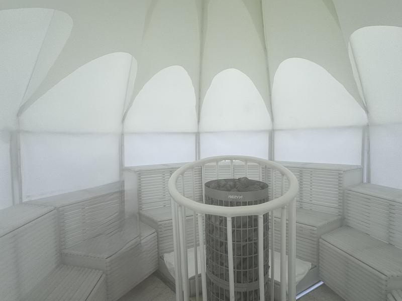 大阪・関西万博 万博サウナ「太陽のつぼみ」 サウナ内