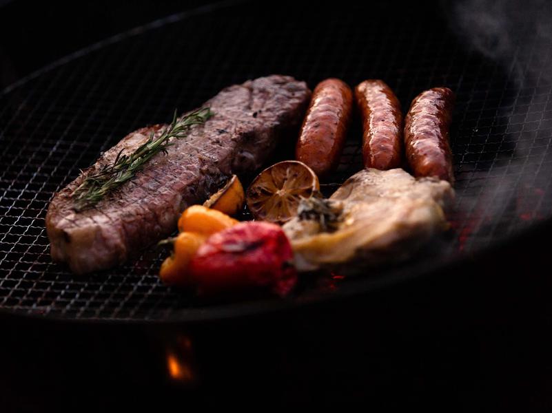長崎鼻ビーチリゾート お食事はBBQ