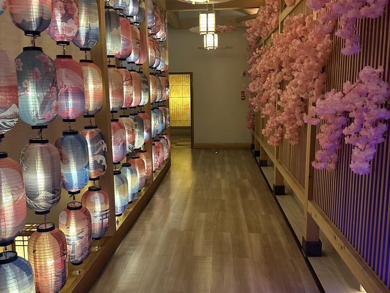 極楽湯金銀潭温泉酒店武漢客庁極地海洋世界店 男湯入口