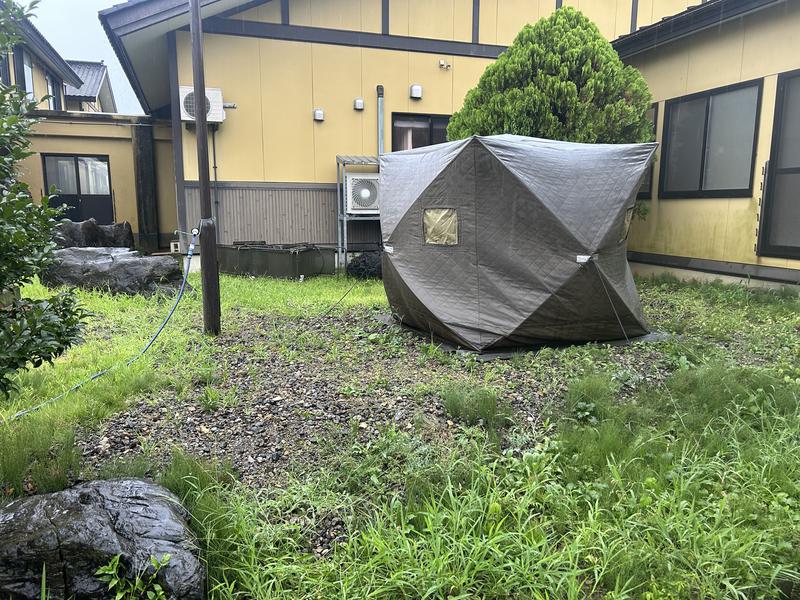 神の宮温泉 かわら亭 テントサウナ