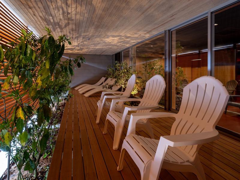 温窟サウナかま蔵 伊勢崎店 外気浴