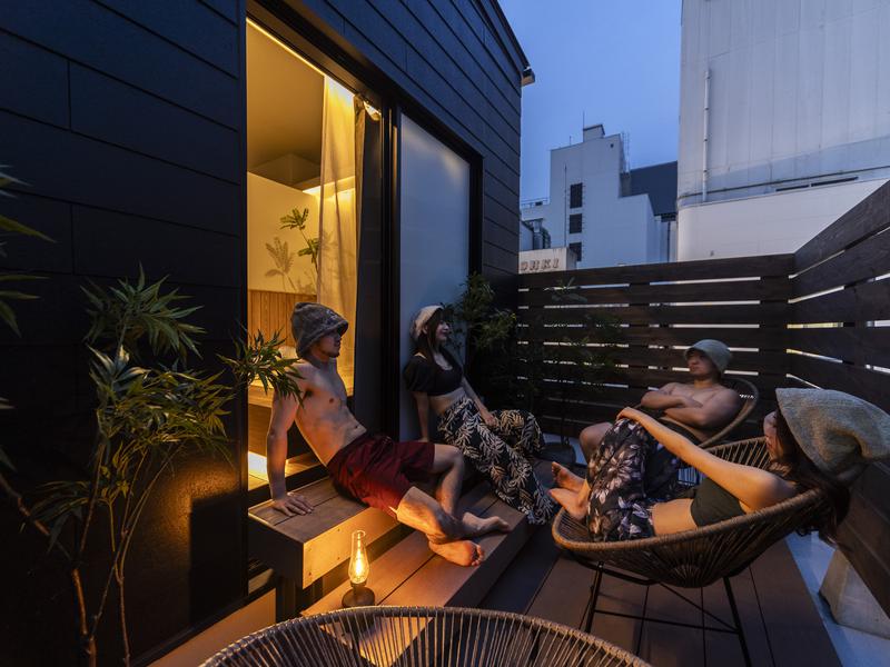 SAUNA OOO KUMAMOTO 🌕の部屋 外気浴