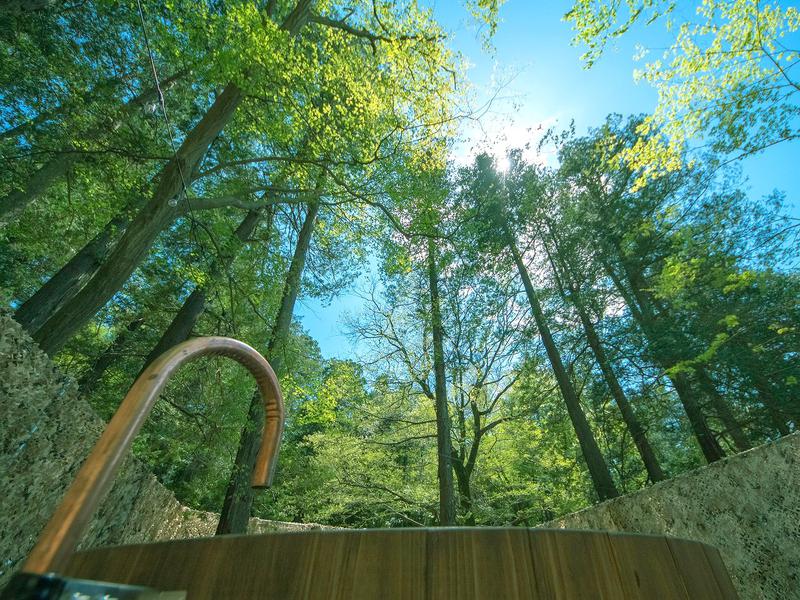 Firewoods county(サンワ設計ネーブルパーク) 森の中のロケーション