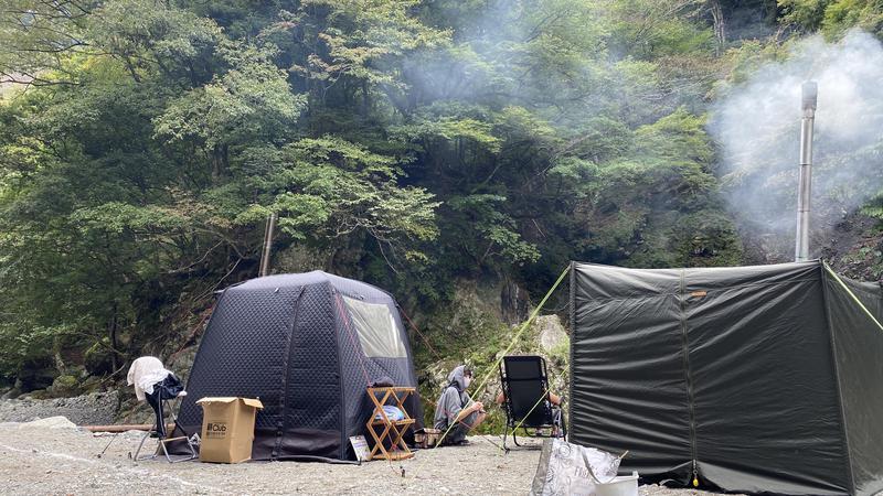 蒸しゴリくん@幻影サウナ旅団さんの大渡キャンプ場のサ活写真