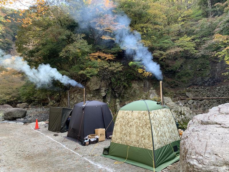 tsugaru37@サウナ小屋建設中さんの大渡キャンプ場のサ活写真