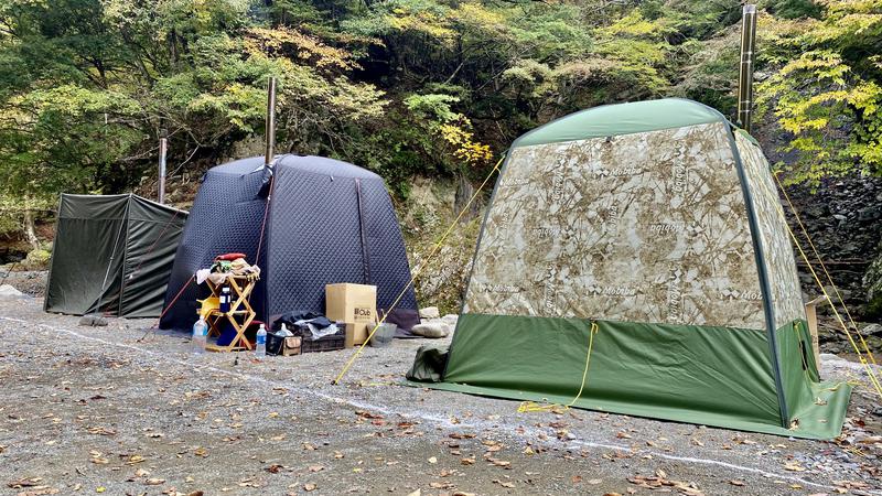 蒸しゴリくん@幻影サウナ旅団さんの大渡キャンプ場のサ活写真