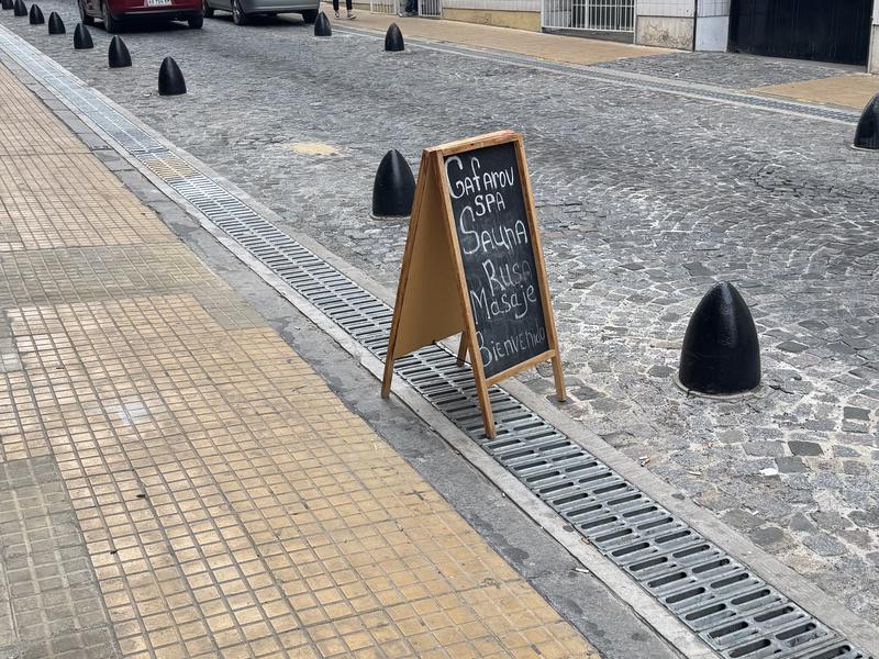 Gafarov Sauna/Spa/Русские Бани 外看板