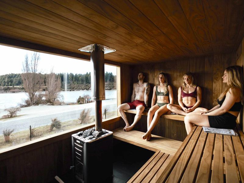 The Sauna Wānaka サウナ室内