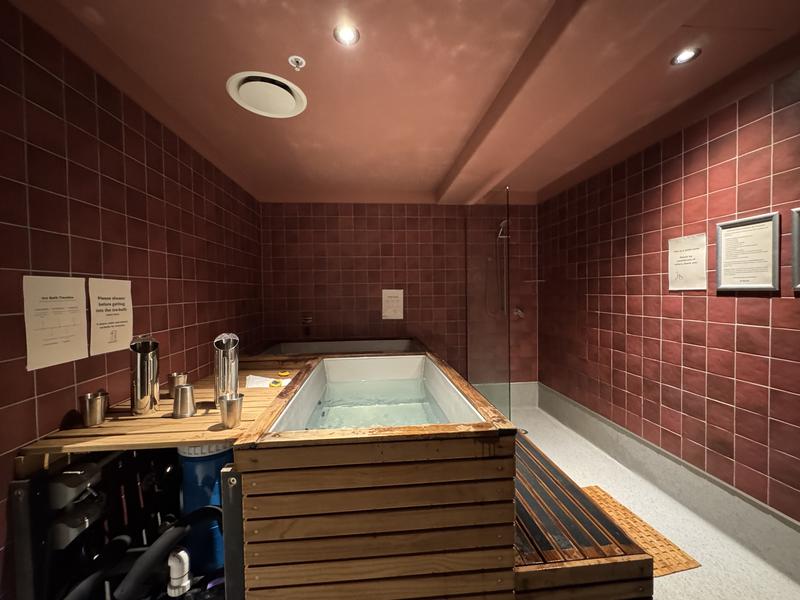 O-Studio Takapuna 水風呂（ice bath)