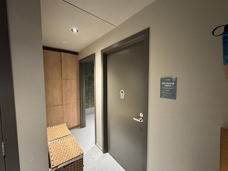 O-Studio Takapuna ロッカー、シャワー