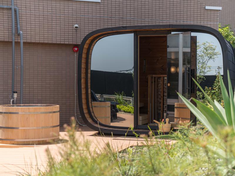 グッドサウナ戸塚 バレルサウナ（外）