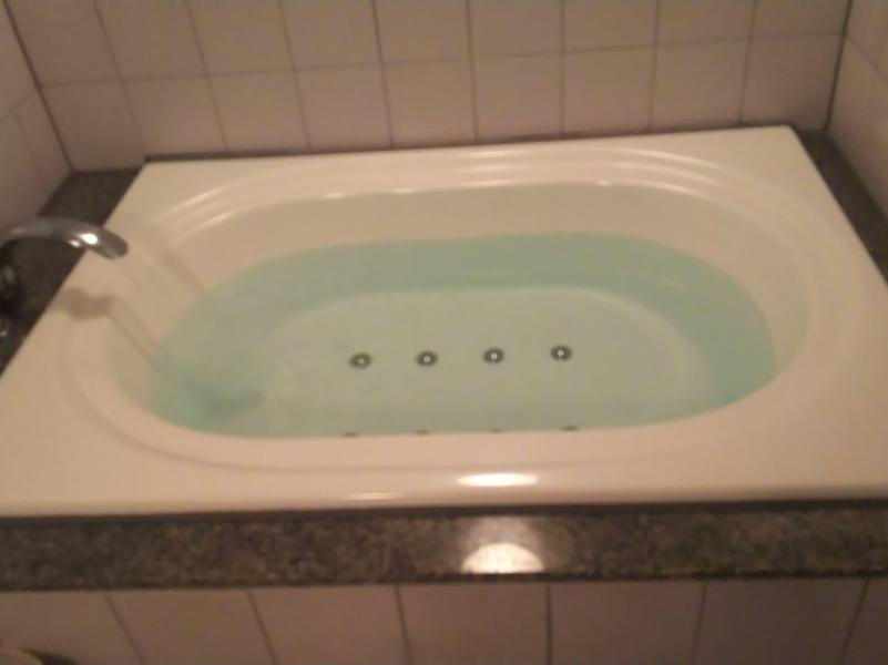 ホテルラピス (HOTEL LAPIS) 水風呂は自分で水を張りましょう。20℃位。バイブラスイッチ有り。