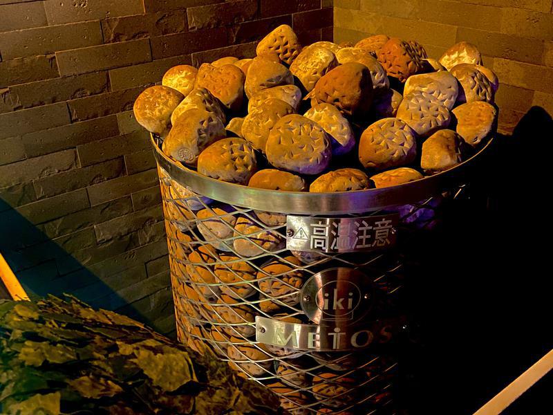 サウナリゾートオリエンタル神戸(センチュリオンホテル&スパ ヴィンテージ神戸) サウナストーブ