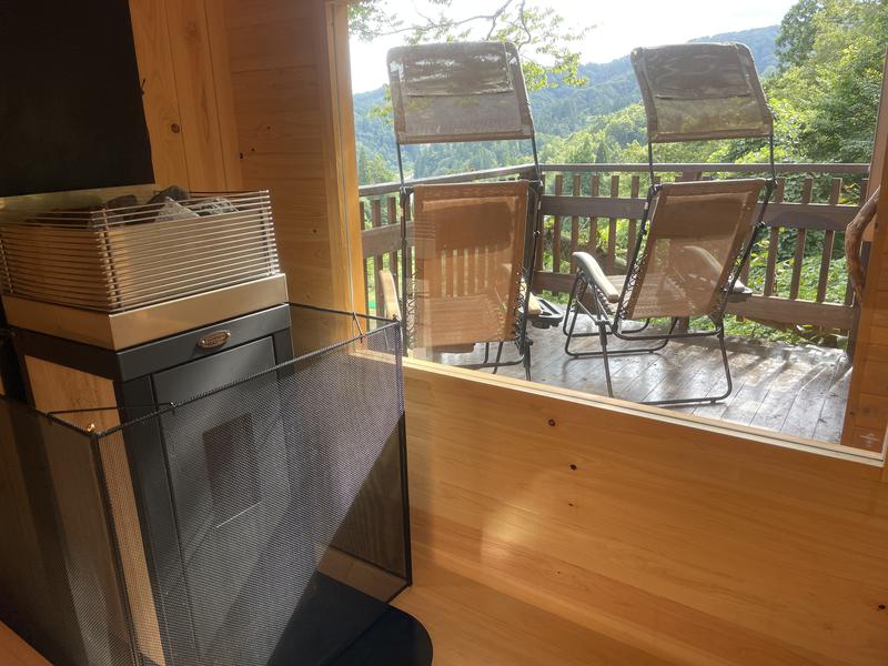 飯山 FOREST BASE 292 ツリーハウス小森 サウナ室