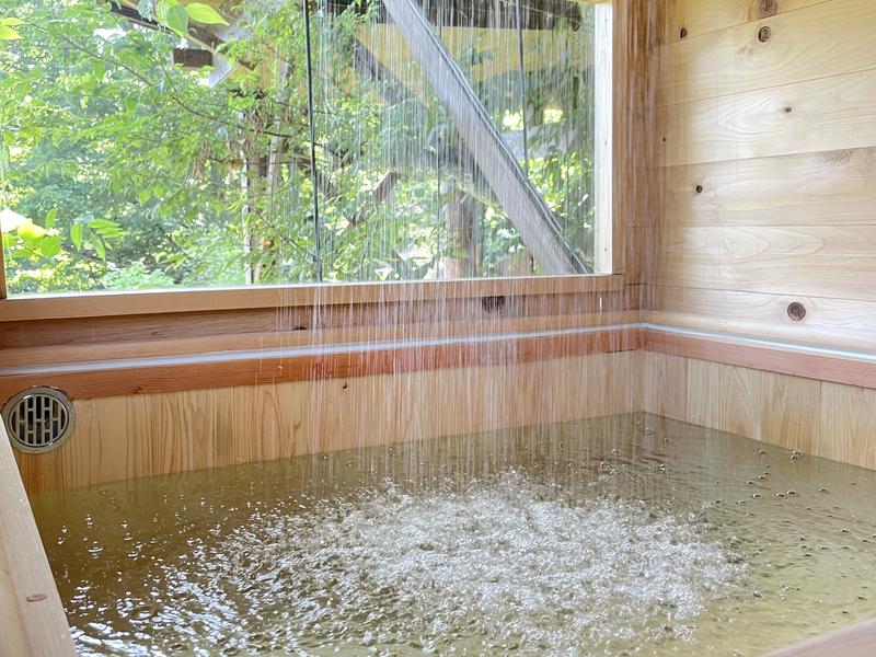 飯山 FOREST BASE 292 ツリーハウス小森 水風呂