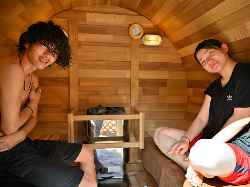 BaCo Resort長野 -水のキャンパス- サウナ内観