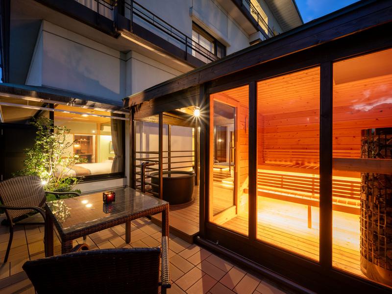 ほほえみの宿滝の湯 サウナと客室