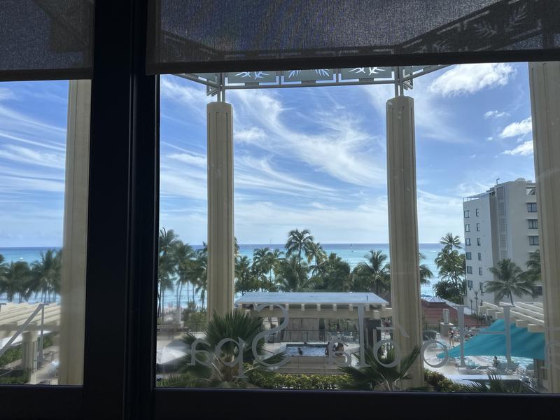 ナ ホオラ スパ マッサージ後の休憩室