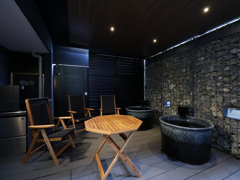 博多の旅籠 すノや 外気浴スペース
