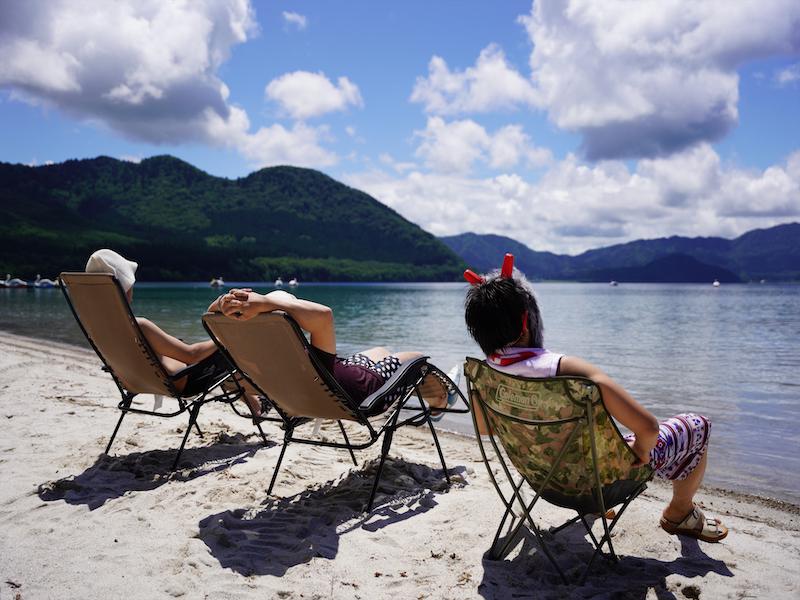 タザワコサウナ 外気浴(大自然)