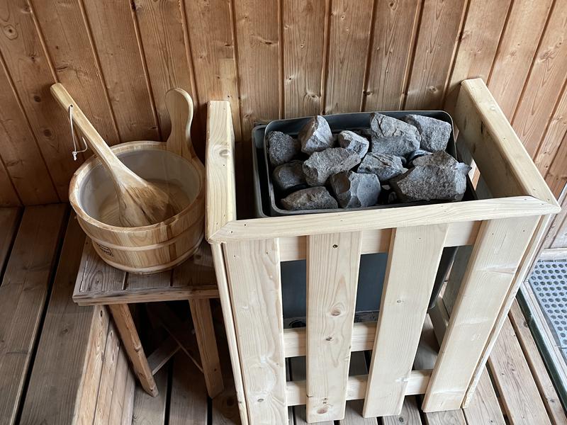 Azumaya Hotel Dao Tan サウナ室ストーブ