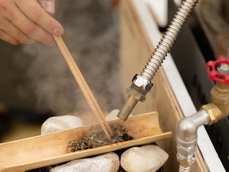 THE WATERS -Retreat Terrace Enbara- 季節のハーブ蒸し